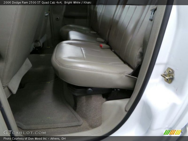 Bright White / Khaki 2006 Dodge Ram 2500 ST Quad Cab 4x4