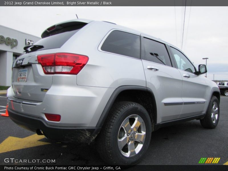 Bright Silver Metallic / Black 2012 Jeep Grand Cherokee Limited