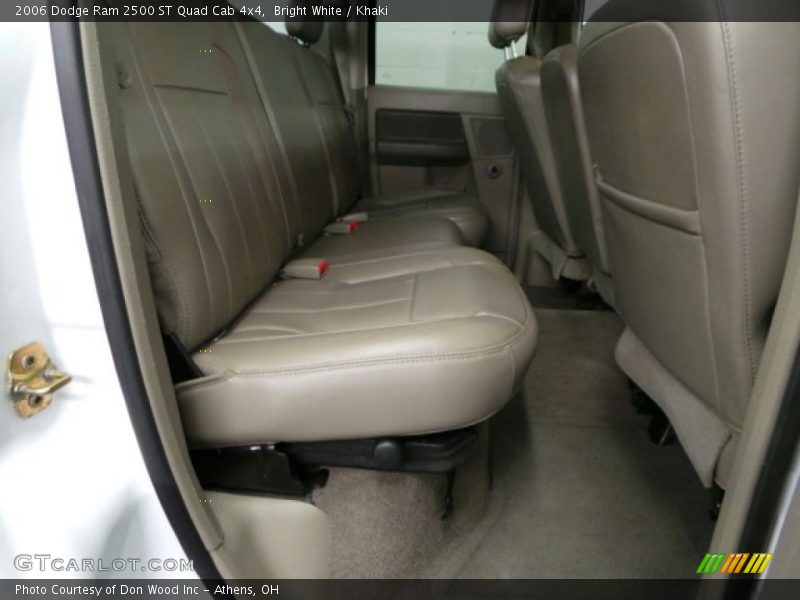 Bright White / Khaki 2006 Dodge Ram 2500 ST Quad Cab 4x4