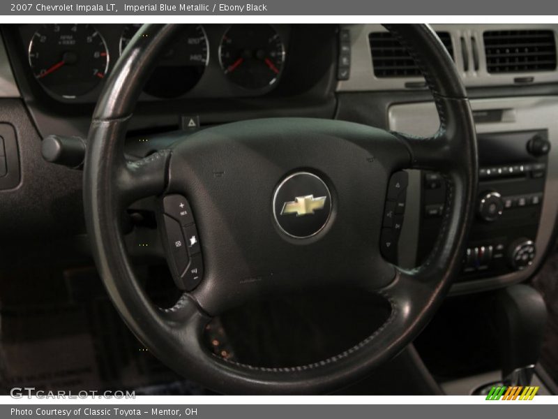 Imperial Blue Metallic / Ebony Black 2007 Chevrolet Impala LT