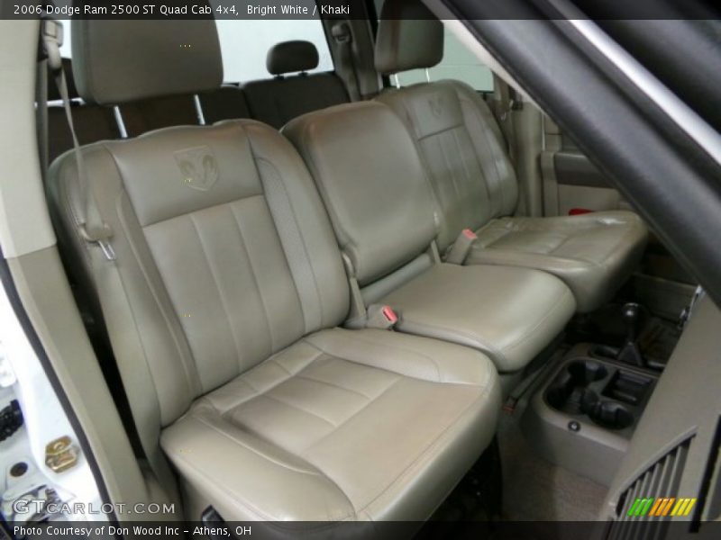 Bright White / Khaki 2006 Dodge Ram 2500 ST Quad Cab 4x4