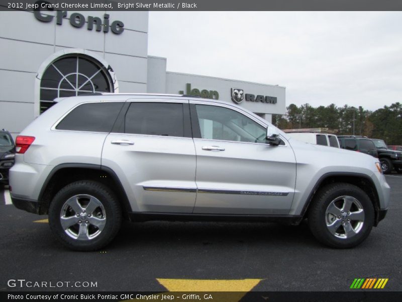 Bright Silver Metallic / Black 2012 Jeep Grand Cherokee Limited