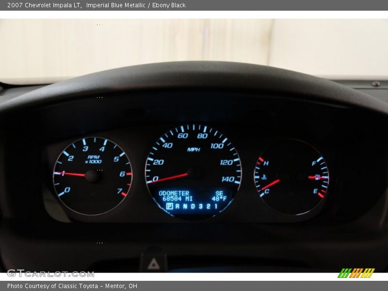 Imperial Blue Metallic / Ebony Black 2007 Chevrolet Impala LT
