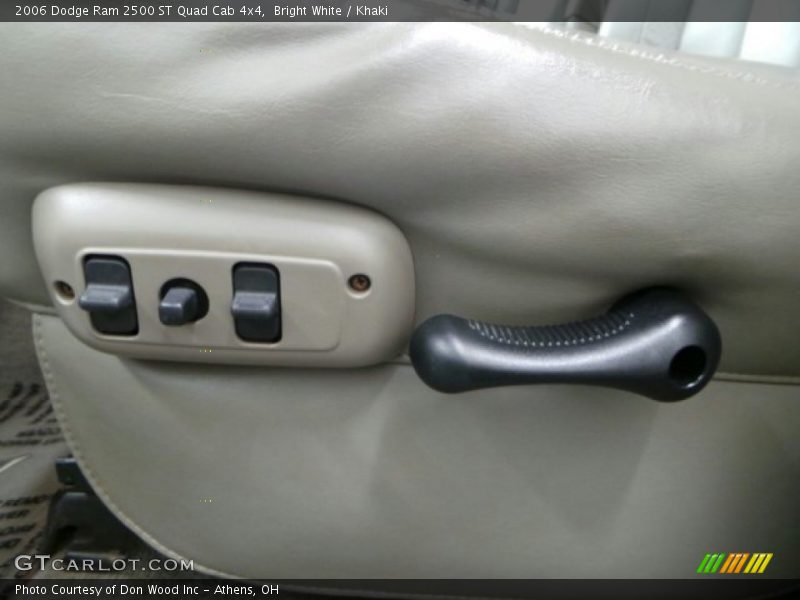 Bright White / Khaki 2006 Dodge Ram 2500 ST Quad Cab 4x4