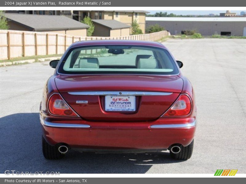 Radiance Red Metallic / Sand 2004 Jaguar XJ Vanden Plas