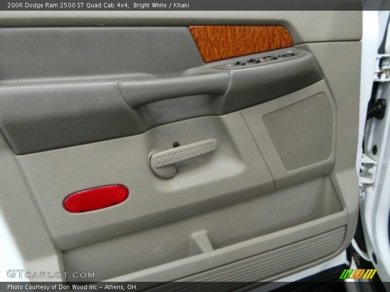Bright White / Khaki 2006 Dodge Ram 2500 ST Quad Cab 4x4