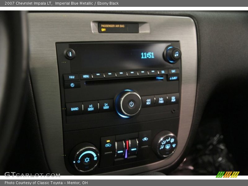 Imperial Blue Metallic / Ebony Black 2007 Chevrolet Impala LT