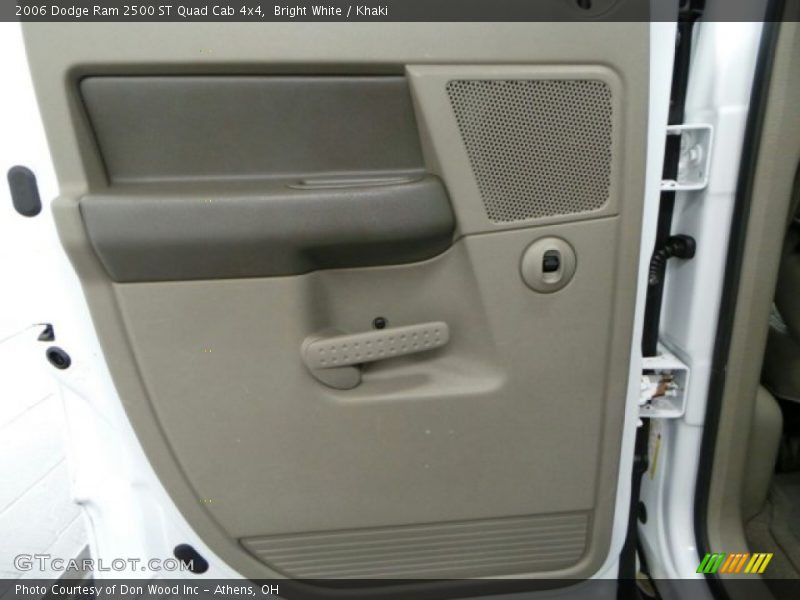 Bright White / Khaki 2006 Dodge Ram 2500 ST Quad Cab 4x4