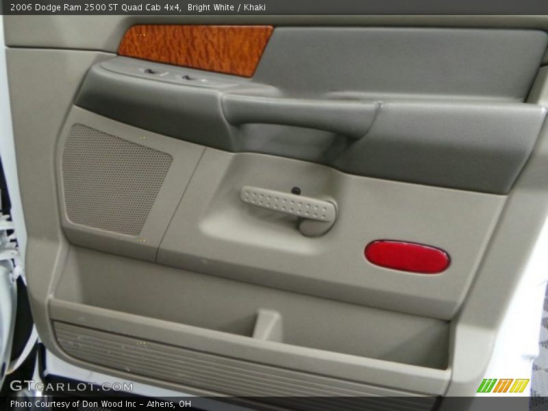 Bright White / Khaki 2006 Dodge Ram 2500 ST Quad Cab 4x4