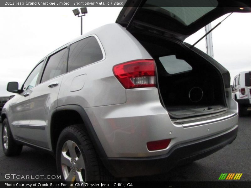 Bright Silver Metallic / Black 2012 Jeep Grand Cherokee Limited