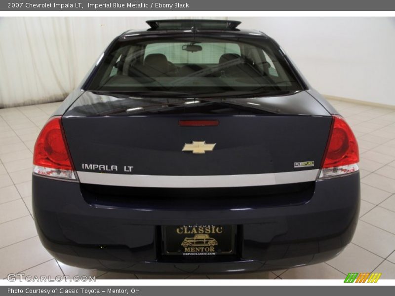 Imperial Blue Metallic / Ebony Black 2007 Chevrolet Impala LT