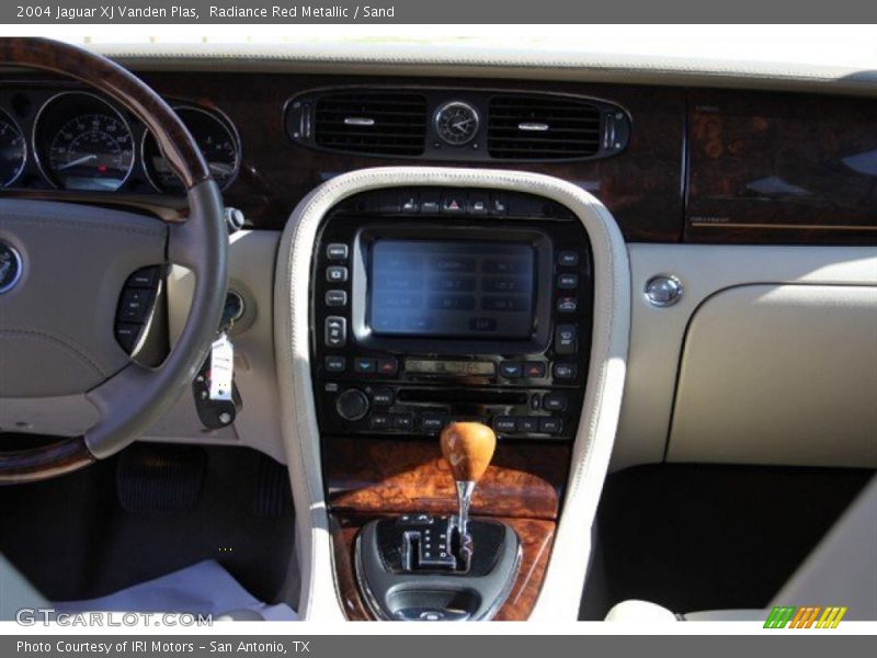 Radiance Red Metallic / Sand 2004 Jaguar XJ Vanden Plas