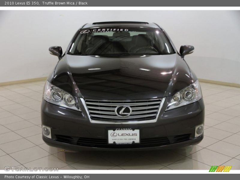 Truffle Brown Mica / Black 2010 Lexus ES 350