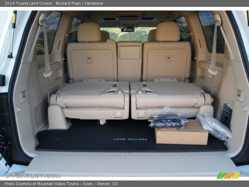 Blizzard Pearl / Sandstone 2014 Toyota Land Cruiser