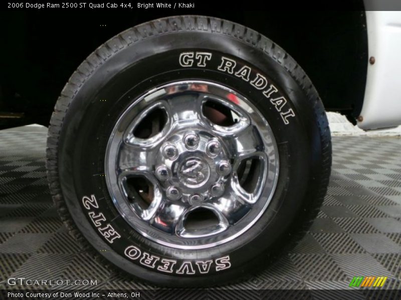 Bright White / Khaki 2006 Dodge Ram 2500 ST Quad Cab 4x4