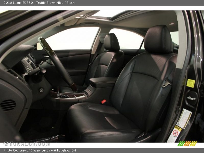Truffle Brown Mica / Black 2010 Lexus ES 350