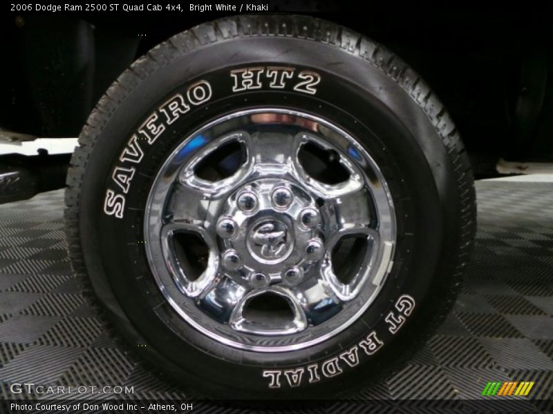 Bright White / Khaki 2006 Dodge Ram 2500 ST Quad Cab 4x4