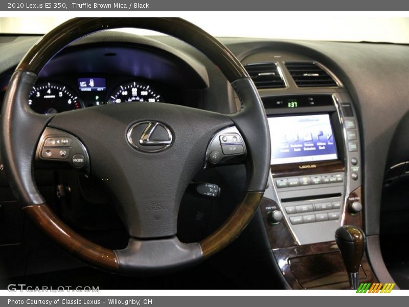 Truffle Brown Mica / Black 2010 Lexus ES 350