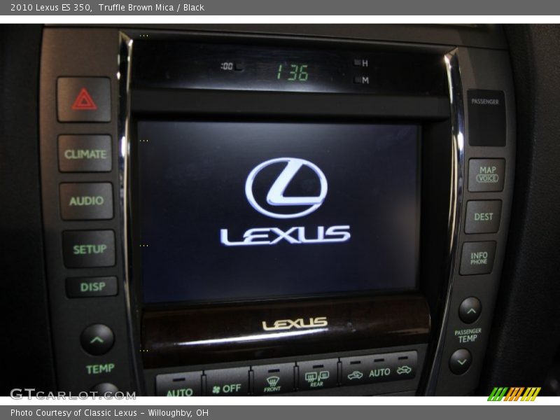 Truffle Brown Mica / Black 2010 Lexus ES 350