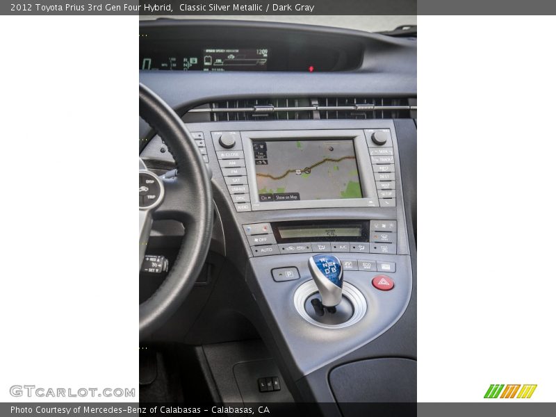 Controls of 2012 Prius 3rd Gen Four Hybrid