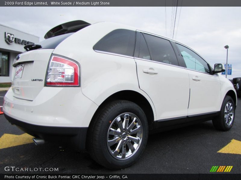 White Suede / Medium Light Stone 2009 Ford Edge Limited