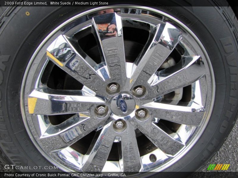 White Suede / Medium Light Stone 2009 Ford Edge Limited