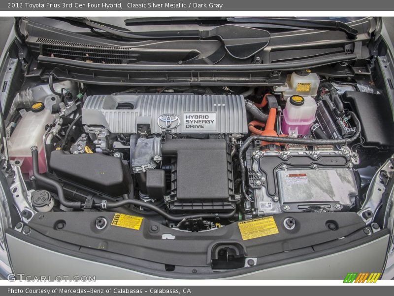  2012 Prius 3rd Gen Four Hybrid Engine - 1.8 Liter DOHC 16-Valve VVT-i 4 Cylinder Gasoline/Electric Hybrid