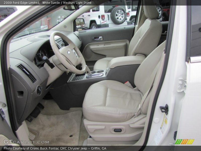 White Suede / Medium Light Stone 2009 Ford Edge Limited