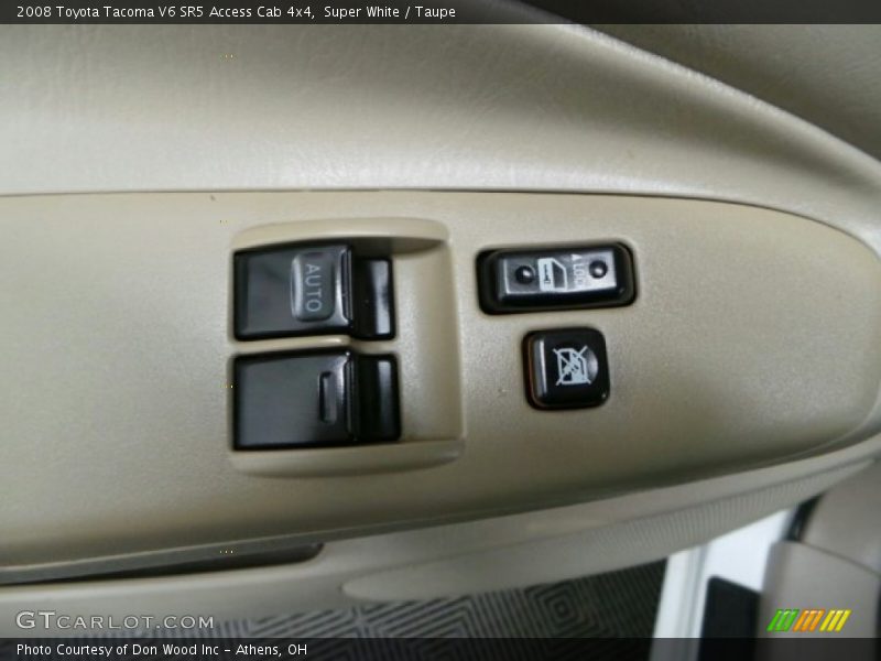 Super White / Taupe 2008 Toyota Tacoma V6 SR5 Access Cab 4x4