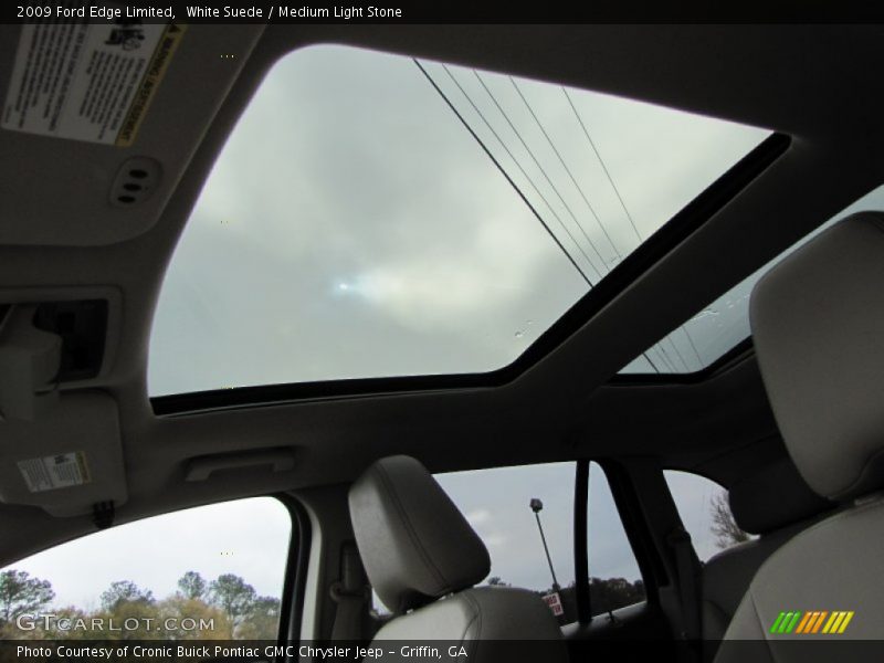 White Suede / Medium Light Stone 2009 Ford Edge Limited