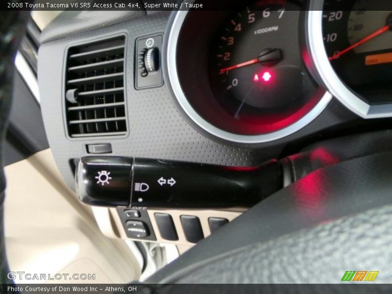 Super White / Taupe 2008 Toyota Tacoma V6 SR5 Access Cab 4x4