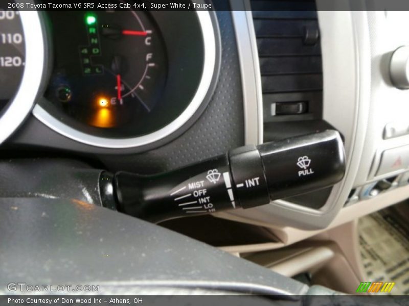 Super White / Taupe 2008 Toyota Tacoma V6 SR5 Access Cab 4x4