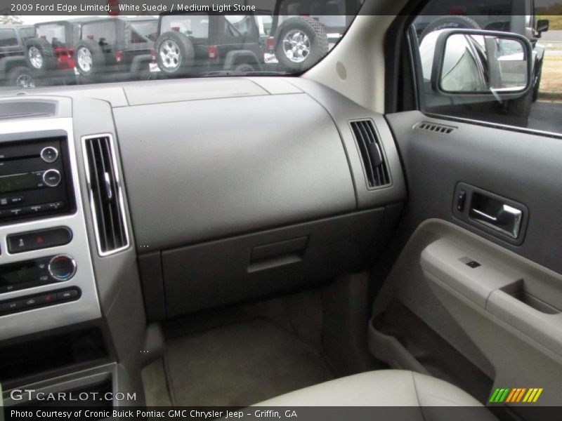 White Suede / Medium Light Stone 2009 Ford Edge Limited