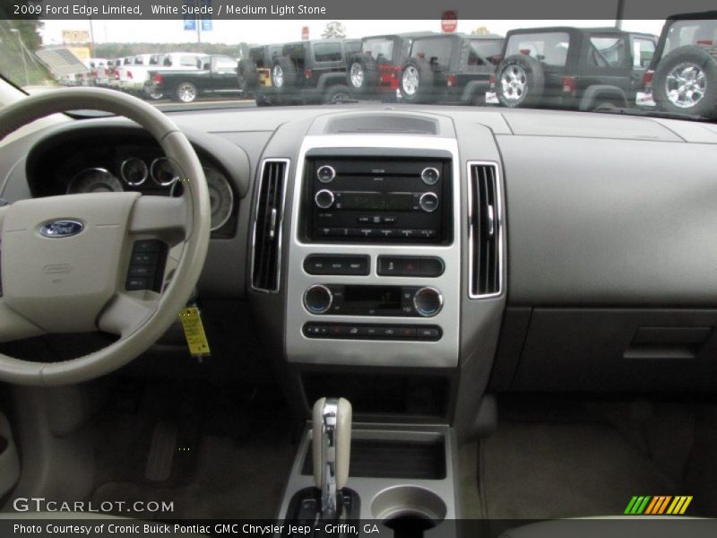 White Suede / Medium Light Stone 2009 Ford Edge Limited