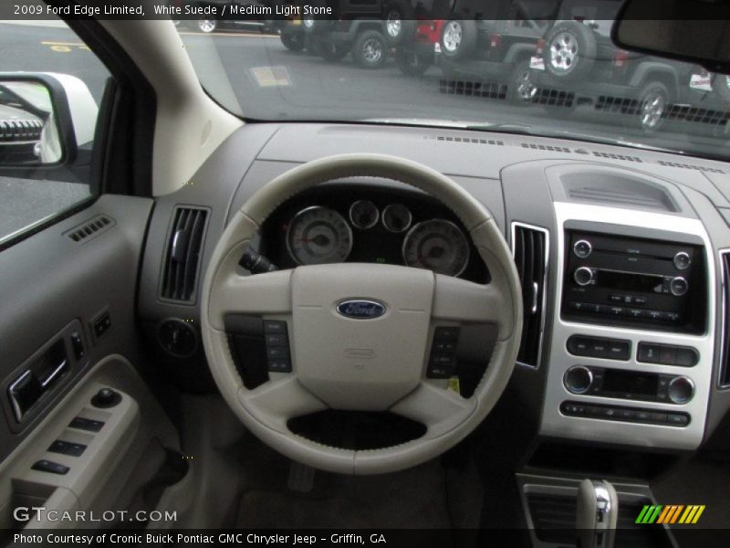 White Suede / Medium Light Stone 2009 Ford Edge Limited