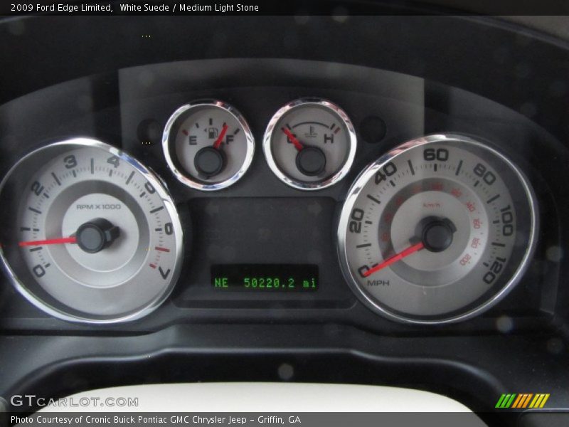 White Suede / Medium Light Stone 2009 Ford Edge Limited