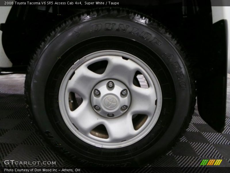 Super White / Taupe 2008 Toyota Tacoma V6 SR5 Access Cab 4x4