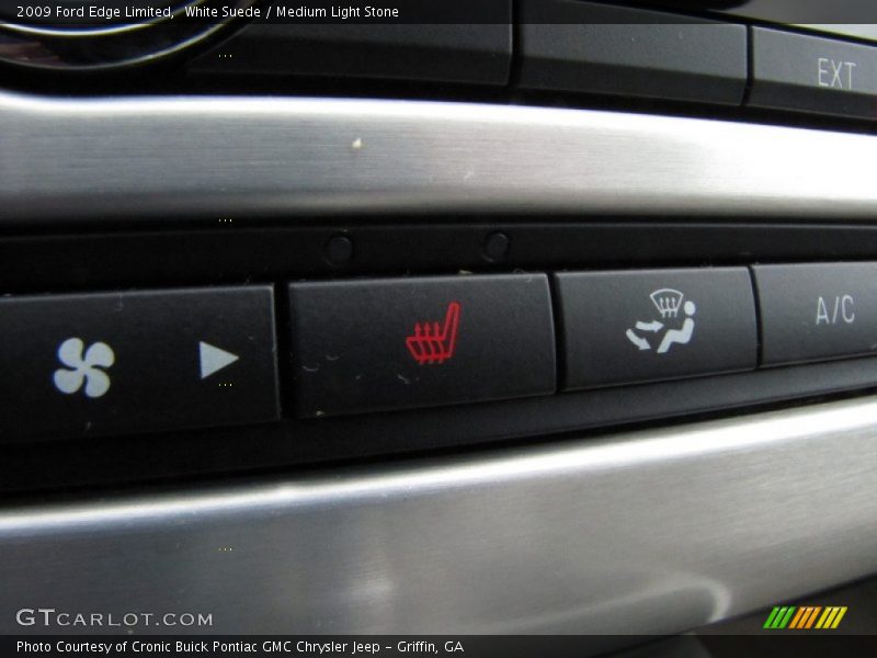 White Suede / Medium Light Stone 2009 Ford Edge Limited