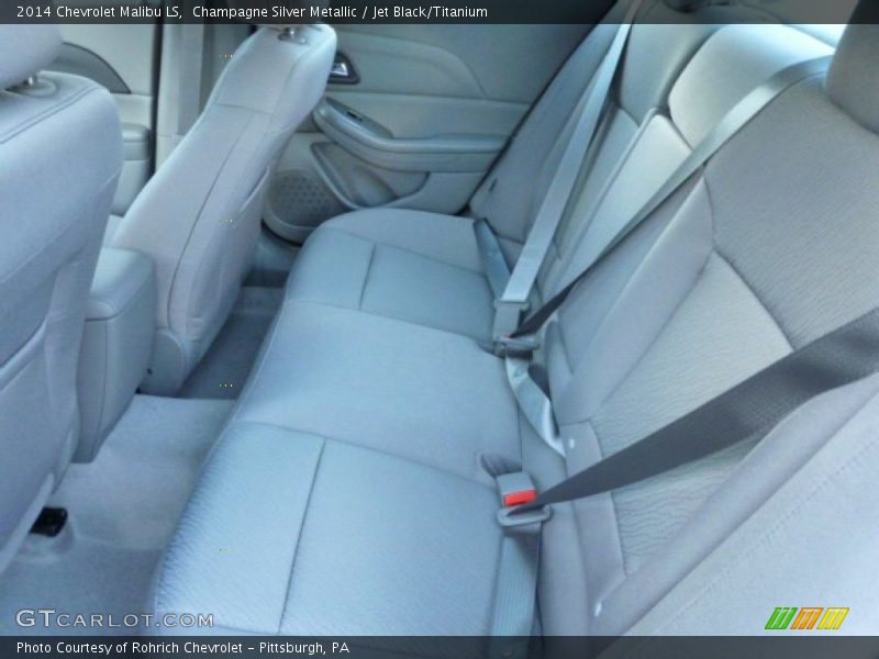 Champagne Silver Metallic / Jet Black/Titanium 2014 Chevrolet Malibu LS