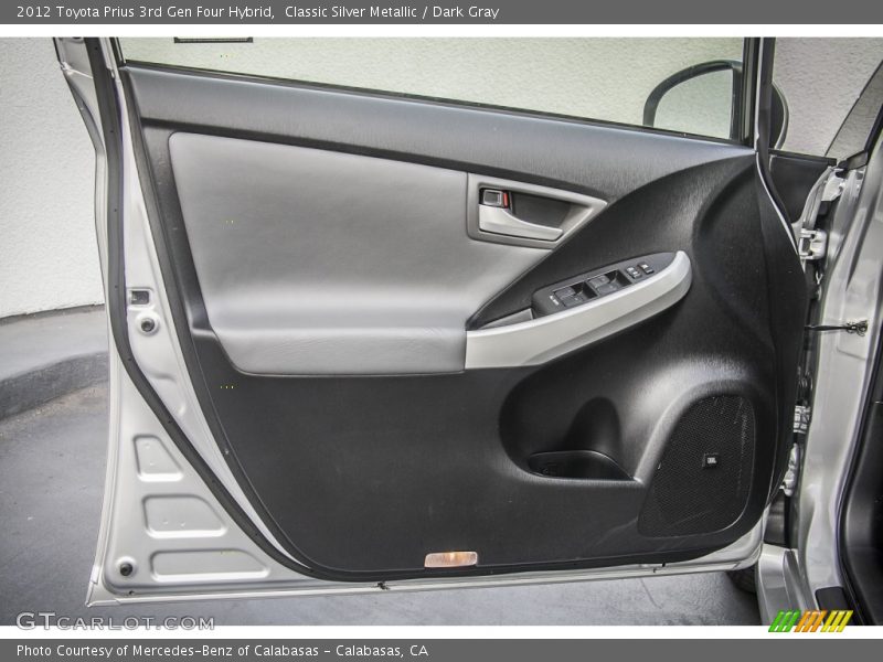 Door Panel of 2012 Prius 3rd Gen Four Hybrid