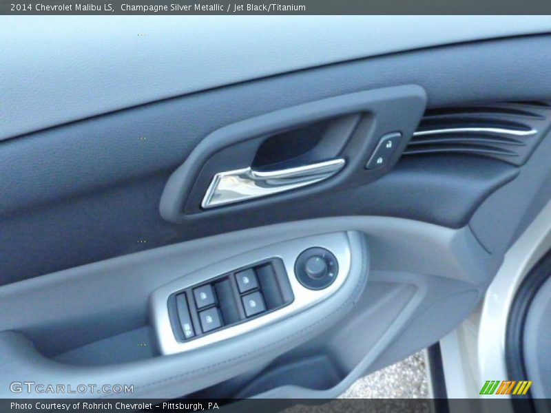 Champagne Silver Metallic / Jet Black/Titanium 2014 Chevrolet Malibu LS