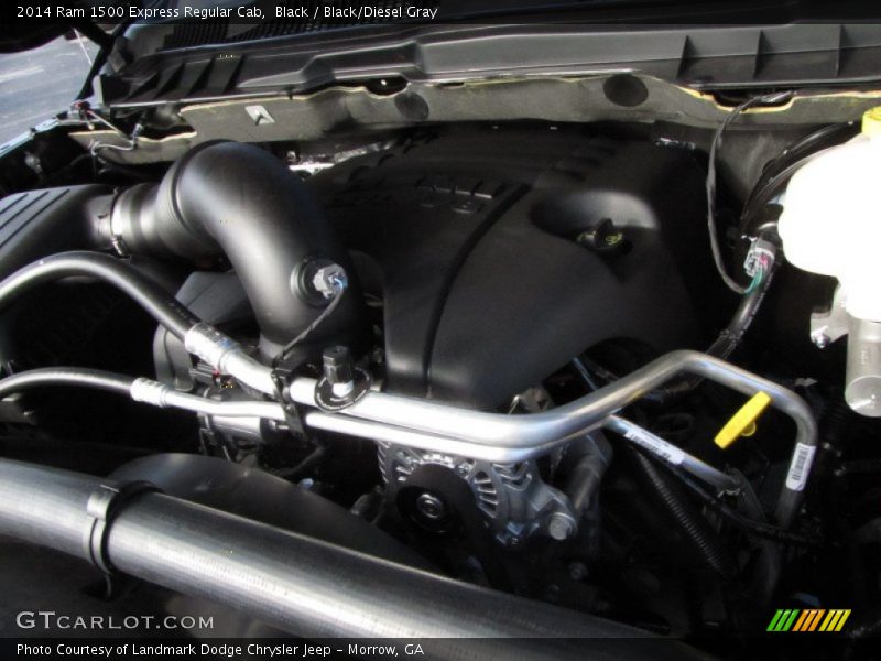 Black / Black/Diesel Gray 2014 Ram 1500 Express Regular Cab