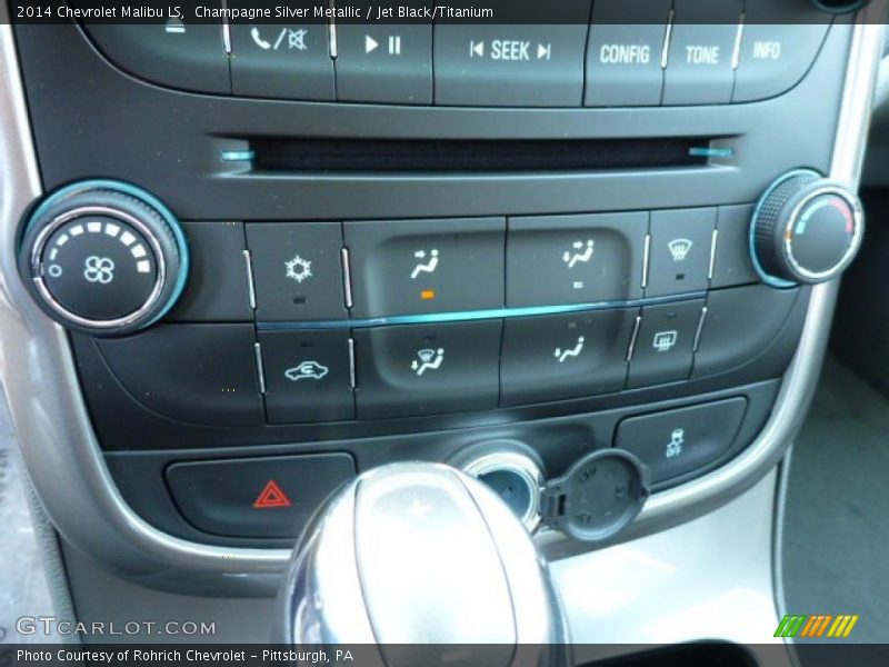 Champagne Silver Metallic / Jet Black/Titanium 2014 Chevrolet Malibu LS