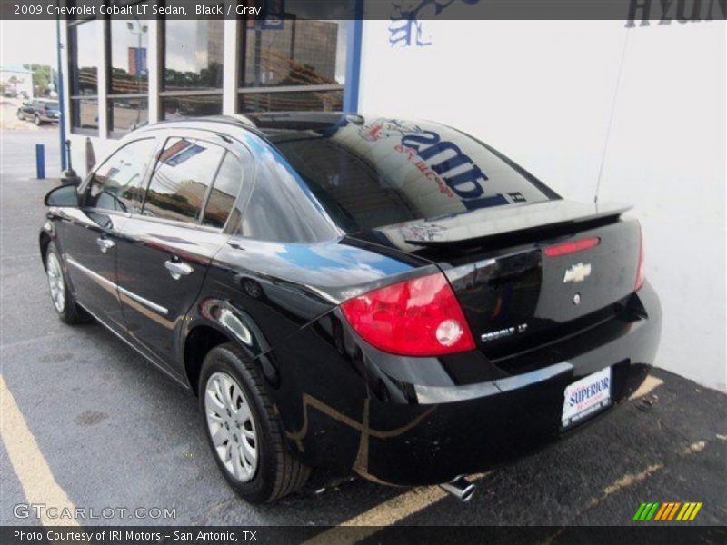 Black / Gray 2009 Chevrolet Cobalt LT Sedan