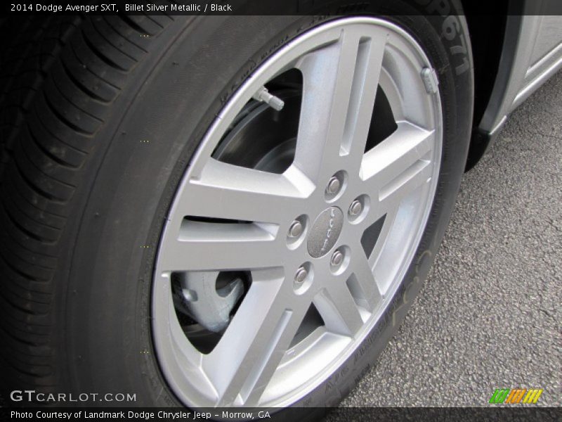 Billet Silver Metallic / Black 2014 Dodge Avenger SXT