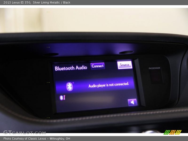 Silver Lining Metallic / Black 2013 Lexus ES 350