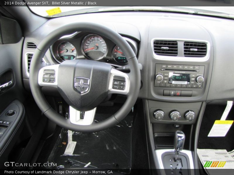 Billet Silver Metallic / Black 2014 Dodge Avenger SXT