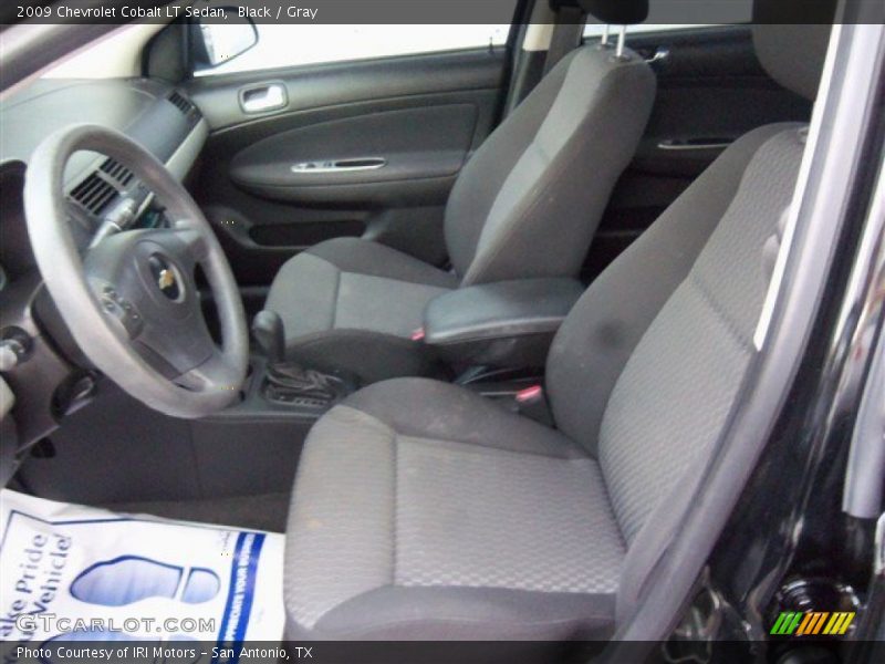 Black / Gray 2009 Chevrolet Cobalt LT Sedan