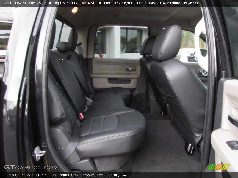 Brilliant Black Crystal Pearl / Dark Slate/Medium Graystone 2011 Dodge Ram 2500 HD Big Horn Crew Cab 4x4