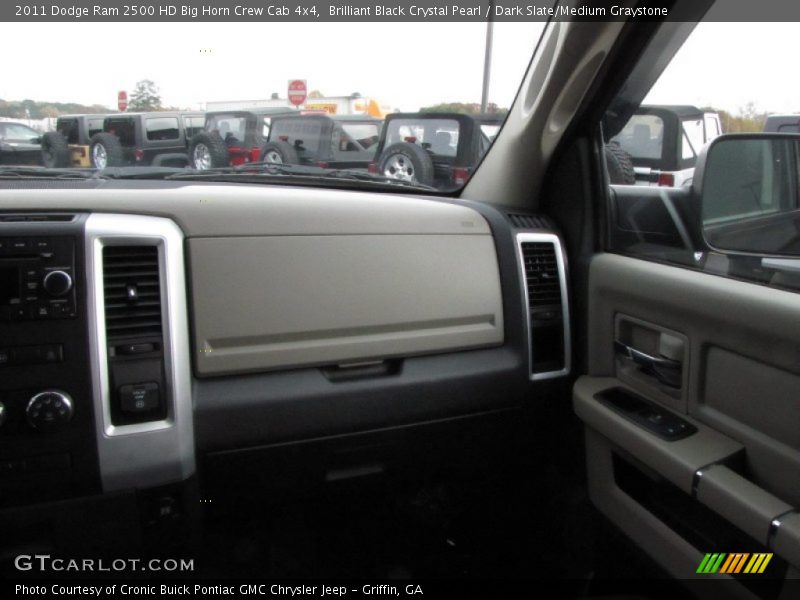 Brilliant Black Crystal Pearl / Dark Slate/Medium Graystone 2011 Dodge Ram 2500 HD Big Horn Crew Cab 4x4